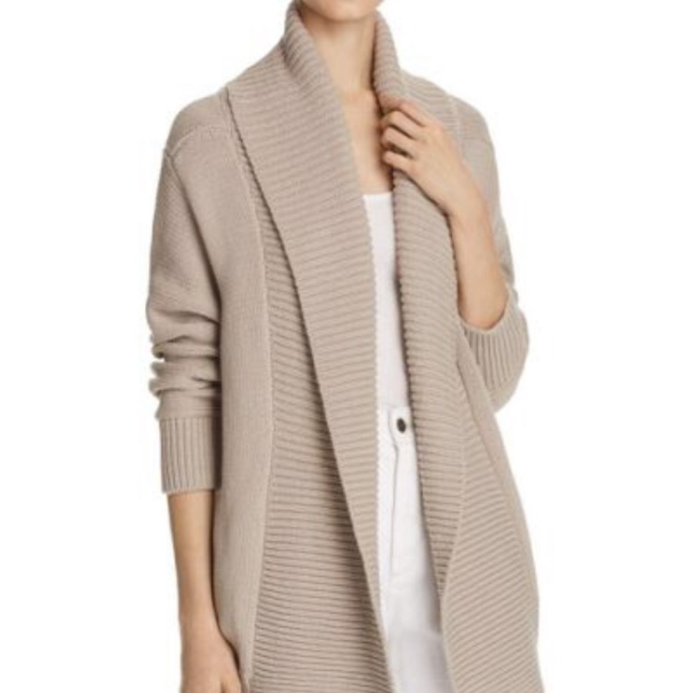 Vince Chunky Italian cotton Ribbed Sweater